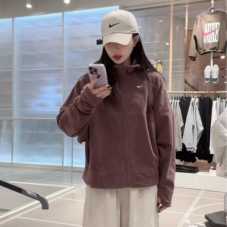 NIKE/耐克女子TOP POLAR运动休闲夹克外套HV3699-502