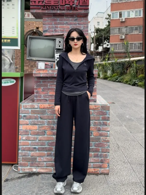 队队定制~【比例弯刀】雅痞帅酷百搭小弯刀卫裤运动休闲裤卫裤