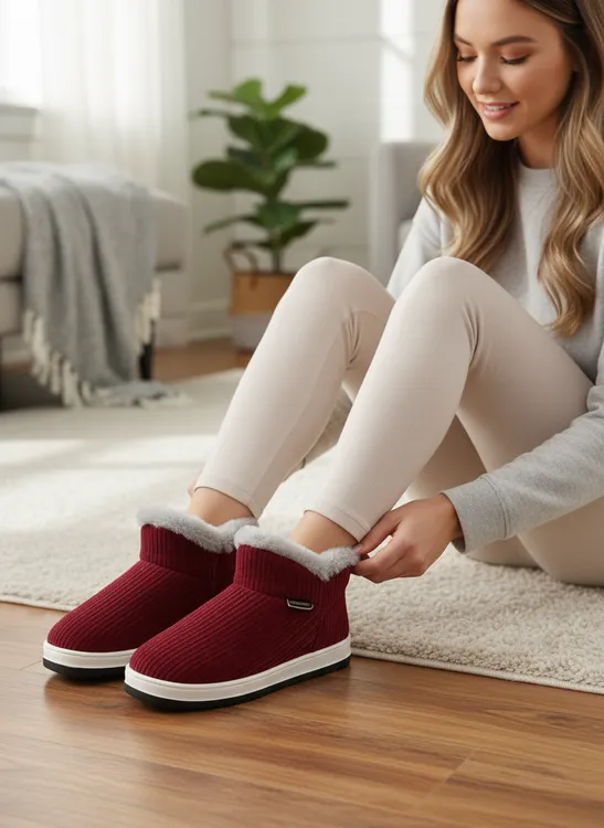 冬季防滑手工保暖缝制厚款时尚农村雪地靴冬天加绒棉鞋布鞋厚底