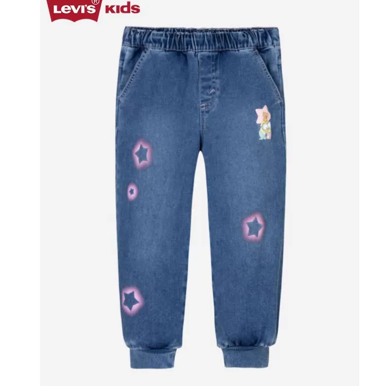 Levi's李维斯儿童裤小黄人联名舒适印花休闲百搭牛仔裤 LV2442349