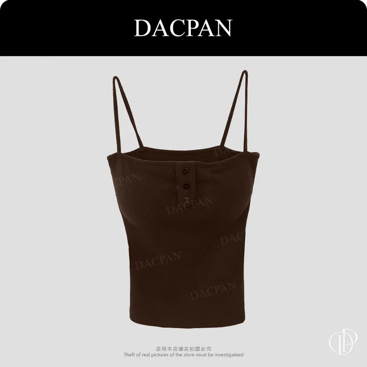 DACPAN-3扣净版磨毛内搭小上衣 固定胸垫 2025/盼·PP 6881