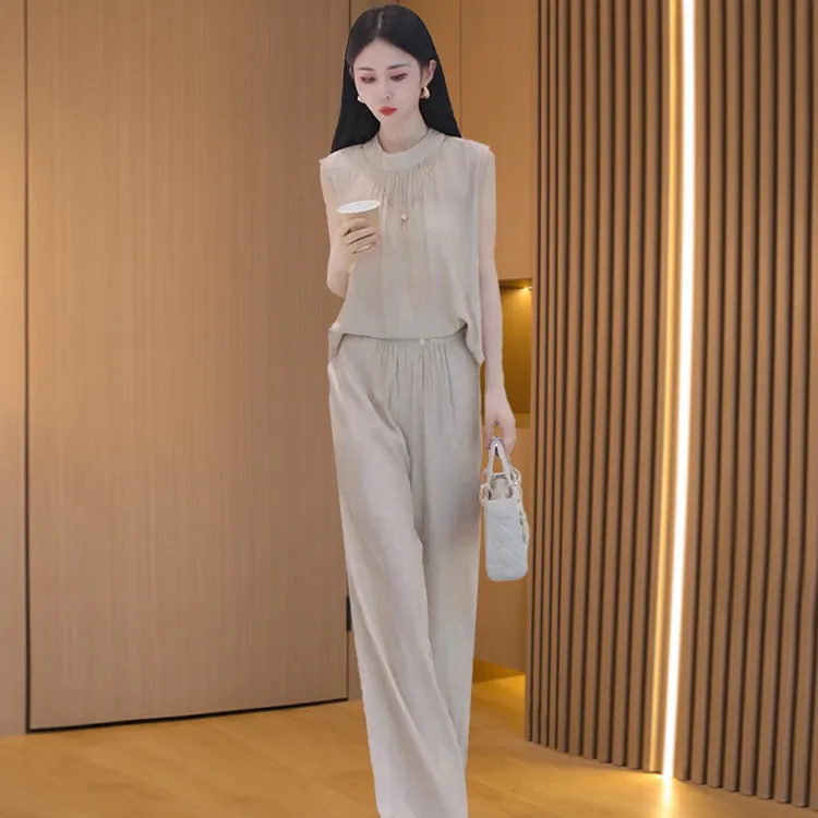 拉夏贝尔两件女装奢华套装夏2025阔太太高端轻奢高级时尚洋气减龄