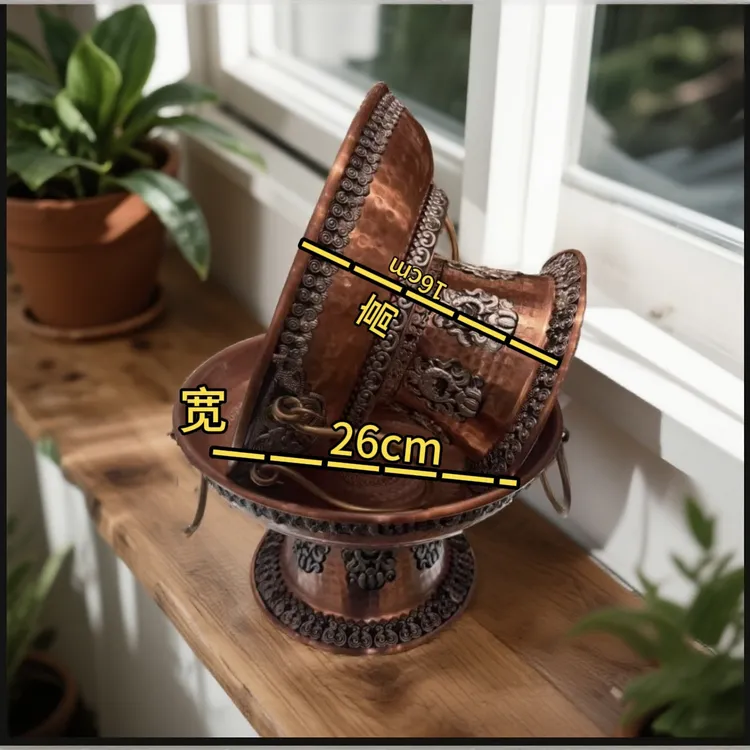 藏式家用果盘客厅酒店工艺品下一单发两个