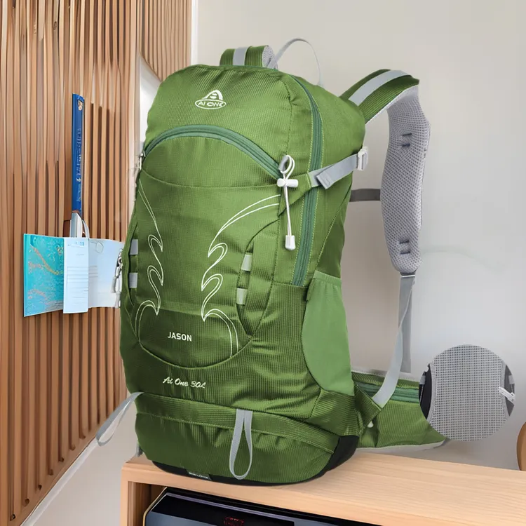 户外运动休闲大容量多功能旅行登山徒步男女时尚潮流防泼水双肩包