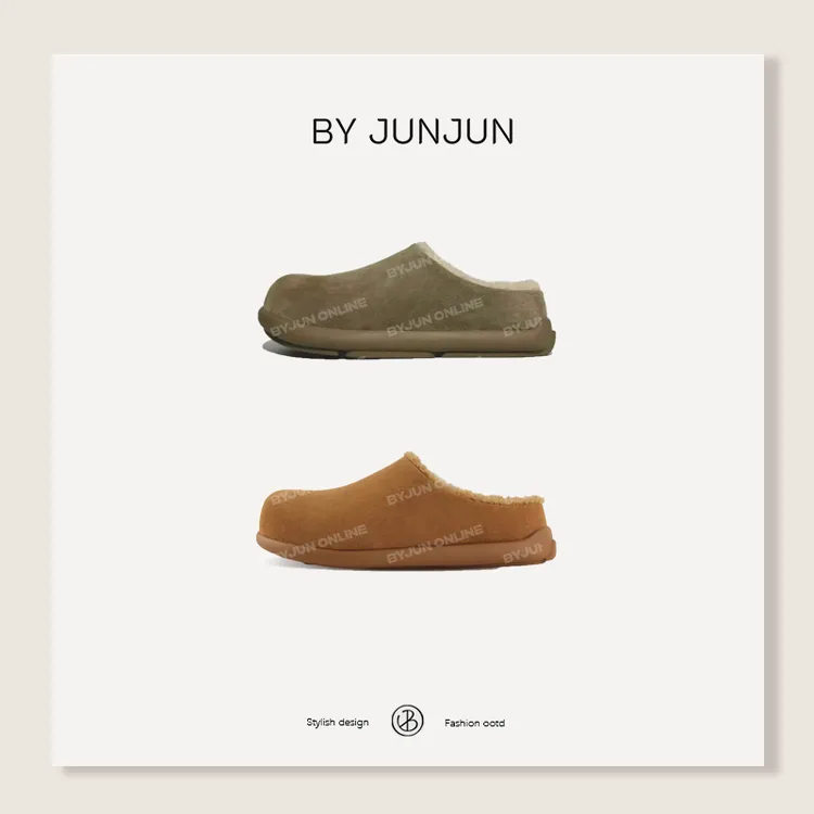 【土豆鞋】2025冬季必备保暖加绒包头鞋