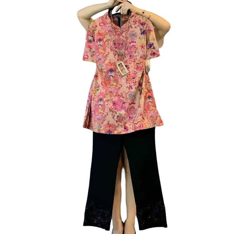 大维罗依LL 新中式盘扣浮花轻奢高级感套装