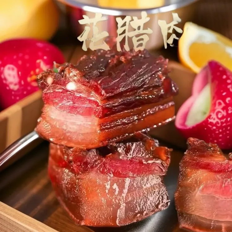 【五花鄂西土家柴火烟熏农家粮食猪腊肉【一秤腊肉直播间在线直播