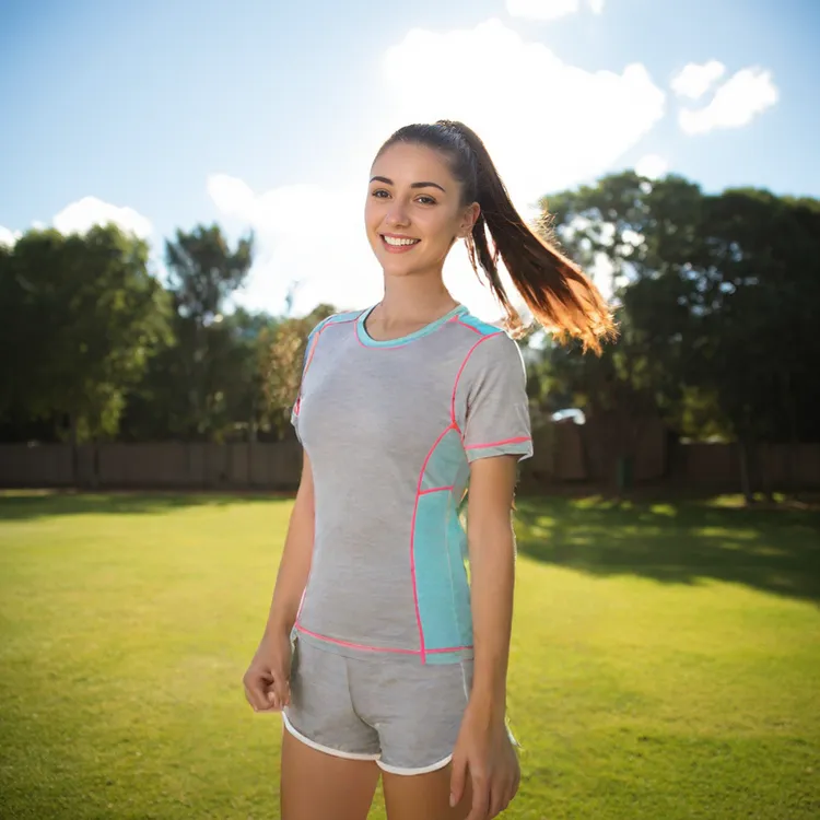 美利奴羊毛短袖设计款夏季速干T恤透气凉感健身户外吸湿排汗上衣