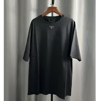 99新 Prada/普拉达 99新男士夏季圆领领口金属标短袖汗衫