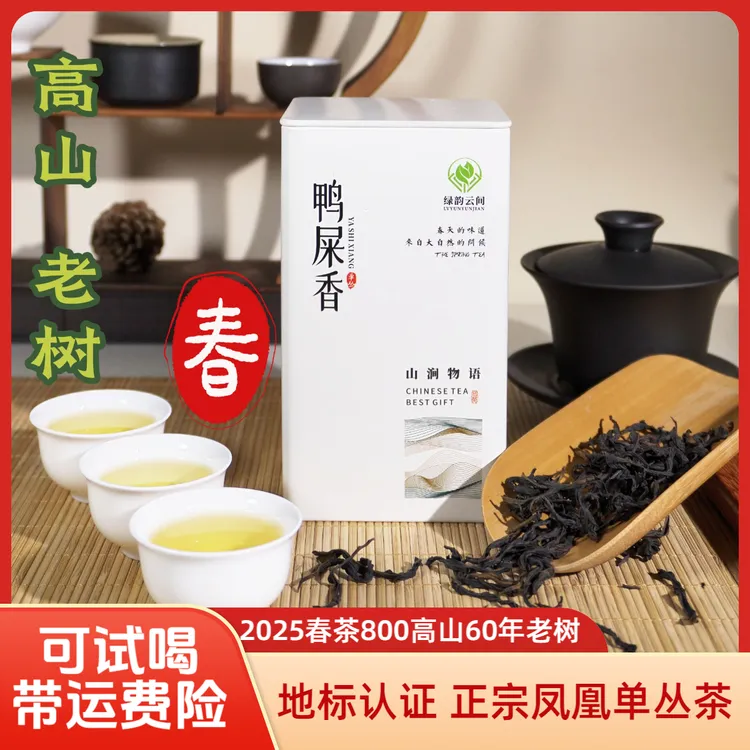 单丛春茶潮州正宗单丛鸭屎香凤凰单枞潮州凤凰单丛茶单丛凤凰茶