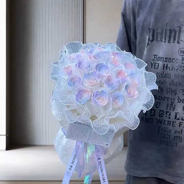 人鱼姬玫瑰花束鲜花速递全国花店同城配送女朋友闺蜜同事生日礼物