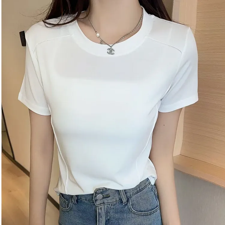 【新款】莱赛尔天丝抗菌香氛养肤衣鱼骨女款短袖5998