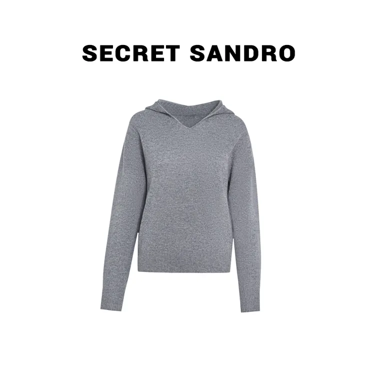 【100绵羊毛帽衫】【多娜&Secret Sandro粉丝专享】毛衣 M65213237N