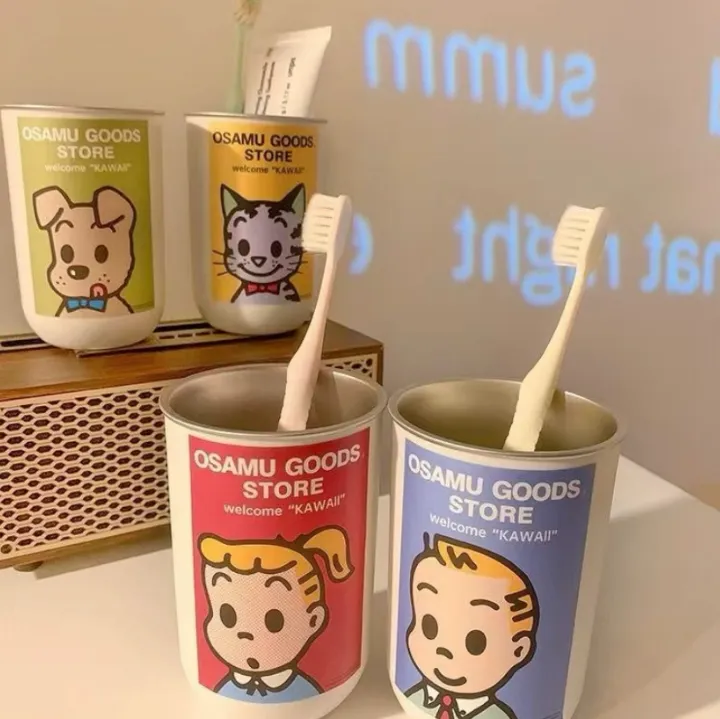 304不锈钢水杯高颜值双层户外露营便携杯子啤酒杯子漱口杯