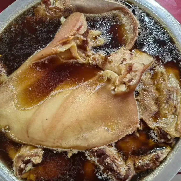 【带盆发货】3斤五香猪头肉冻肴肉带猪耳朵、猪心下酒菜真空包装