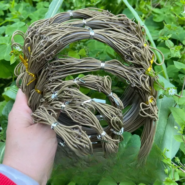 户外家用手工编织大号鱼线线圈户外枯草色鱼线绳子尼龙线圈