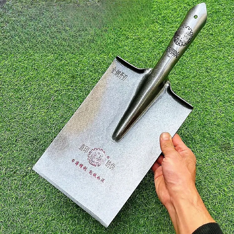 全钢淬火农用平头锹挖树平泥齐头长方锹锨铲子农村农用工具铁锹