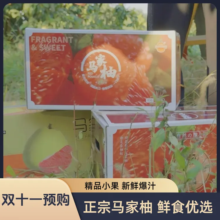 正宗江西广丰马家柚精品中果应季甜水果