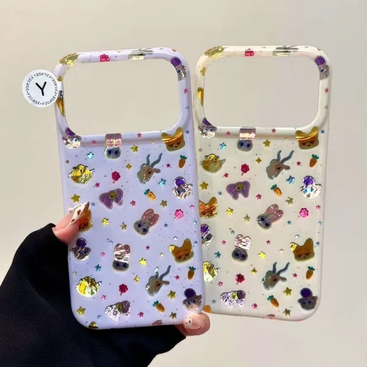 ins疯狂动物城头像冰川纹适用苹果17大孔手机壳华为vivoppo小米17