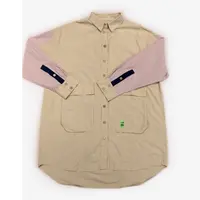 【蔡丽丽&添羽】时尚洋气高级拼色衬衫93098