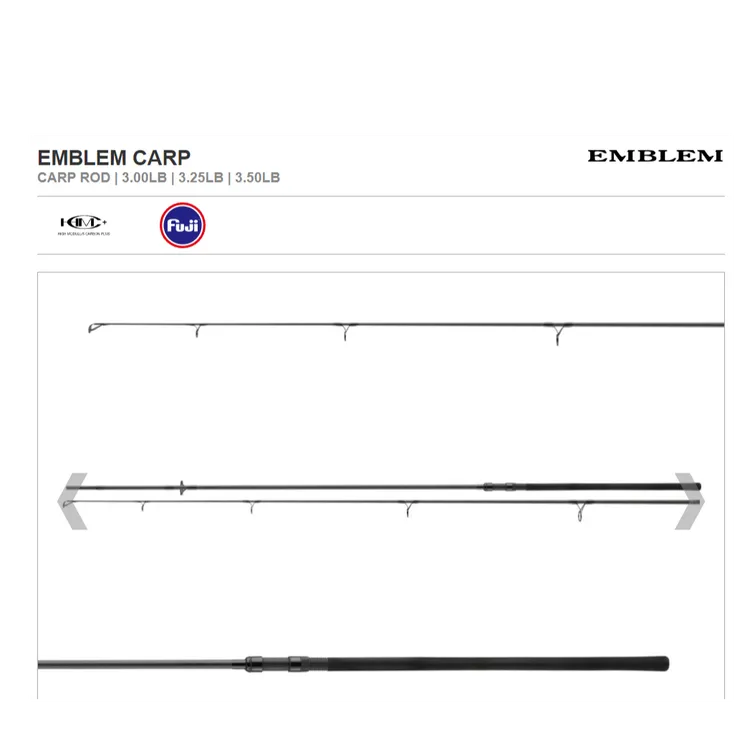 欧鲤钓远投两节鱼竿24款dw 徽章Emblem Carp鲤鱼杆