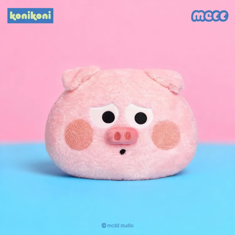 konikoni猪培根正版周边抱枕毛绒卡通玩偶枕睡觉抱枕可爱礼物