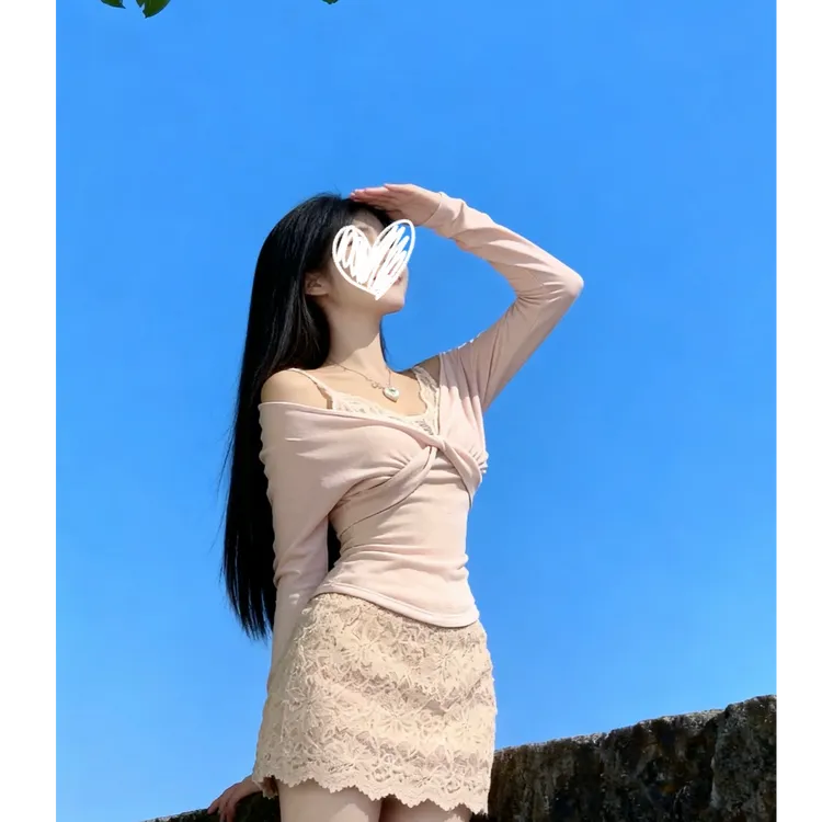 【柔欲陷阱】秋冬纯欲风温婉大方甜美漂亮出片显瘦上衣气质半裙套装