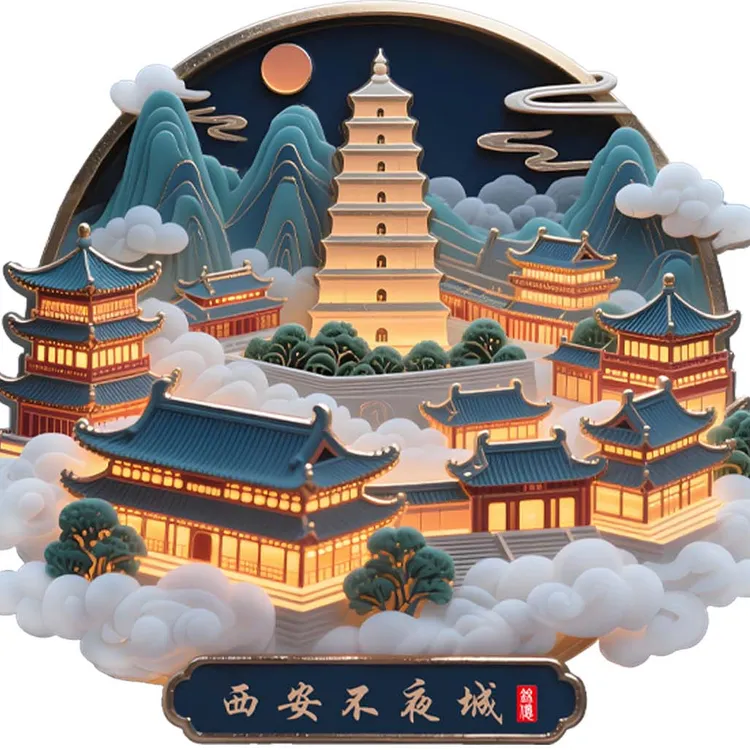 陕西旅游纪念品冰箱贴