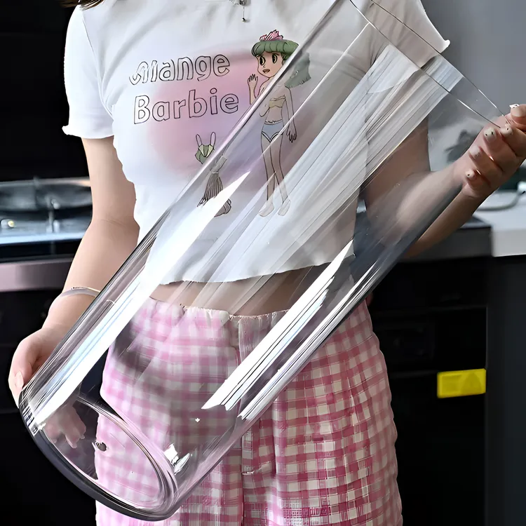 【先亏1W件】亚克力防摔花瓶插花器水养富贵竹直筒轻奢高级感醒花桶