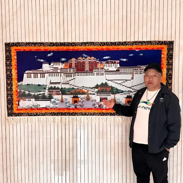 藏式布达拉宫风景挂｛长/2米* 高/1.1米*｝