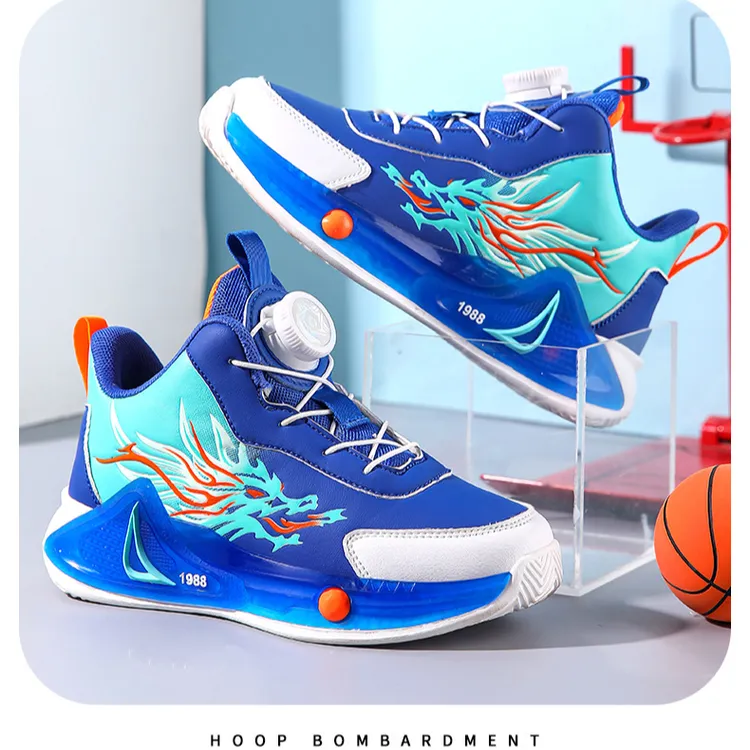 儿童6-12岁篮球鞋秋冬季儿童运动鞋休闲轻跑鞋软底防水防臭鞋子