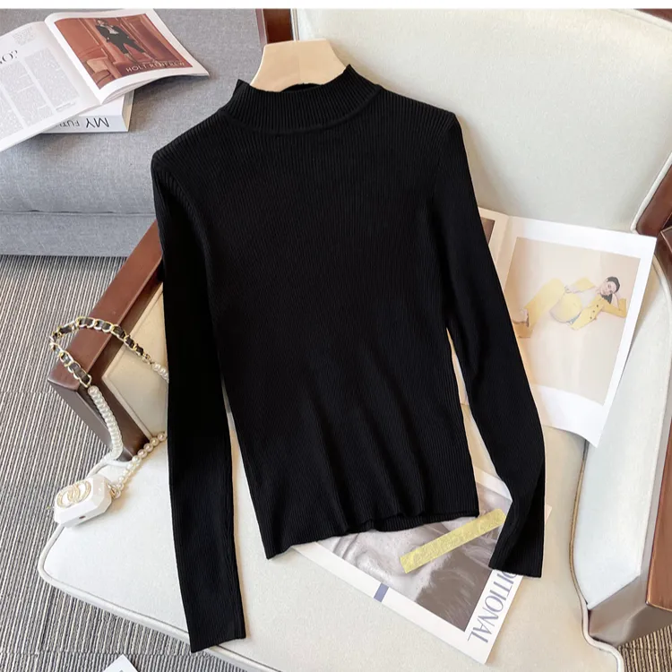 Q大码女微胖mm显瘦背心打底衫5468