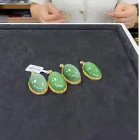 【老郑家】18K金和田玉吊坠 2525 多样性发1件 