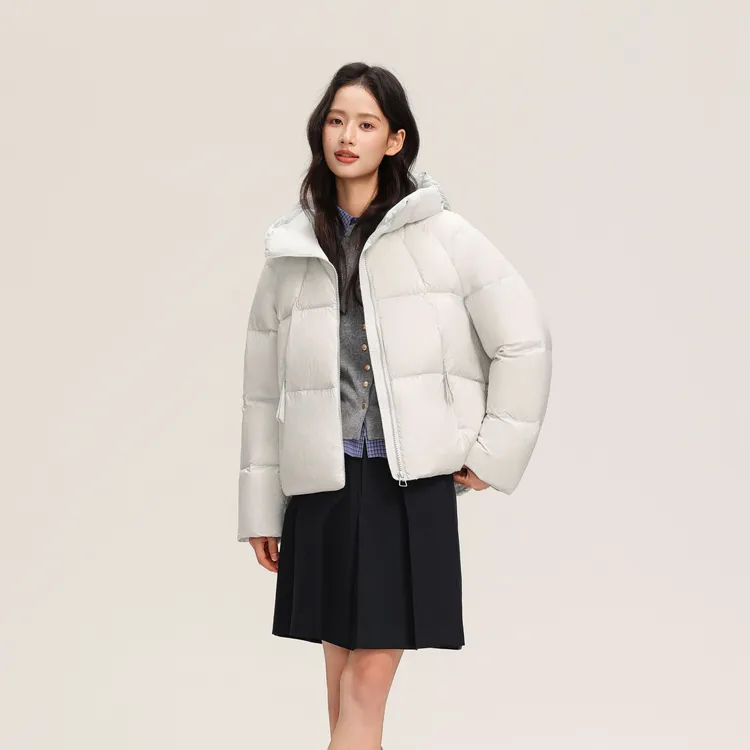 YANPING/燕苹新款冬季时尚简约短款加厚云感泡芙羽绒服QZ1051