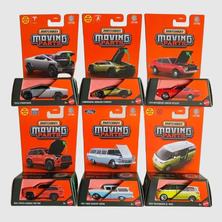 MATCHBOX/火柴盒城市小车FWD28合金车模型可动部件跑车玩具