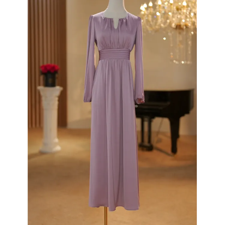 【JOSIE定制】气质典雅时尚感修身显瘦小众日常连衣裙-YL50350