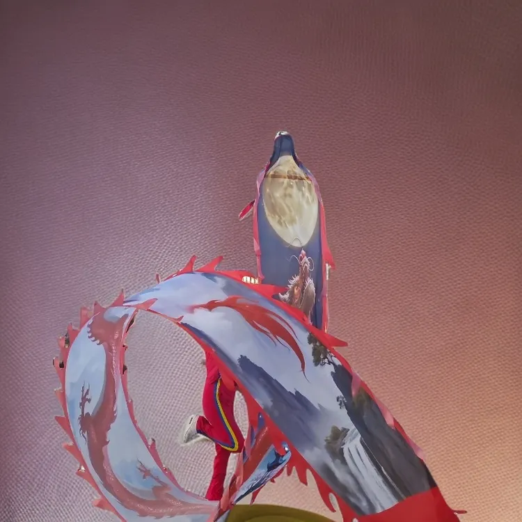 山水红龙，山水，长九米，宽78厘米，可水洗，柔顺