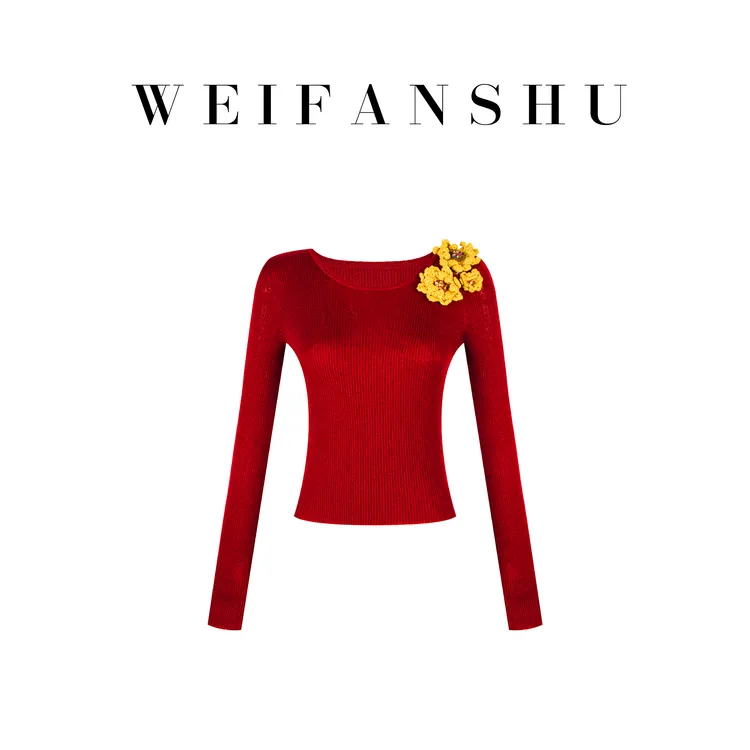 WEIFANSHU/魏凡舒【彼岸花】上衣