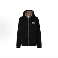 【Tam专属】BURBERRY/博柏利FW22纯色Logo字母休闲连帽卫衣 ty