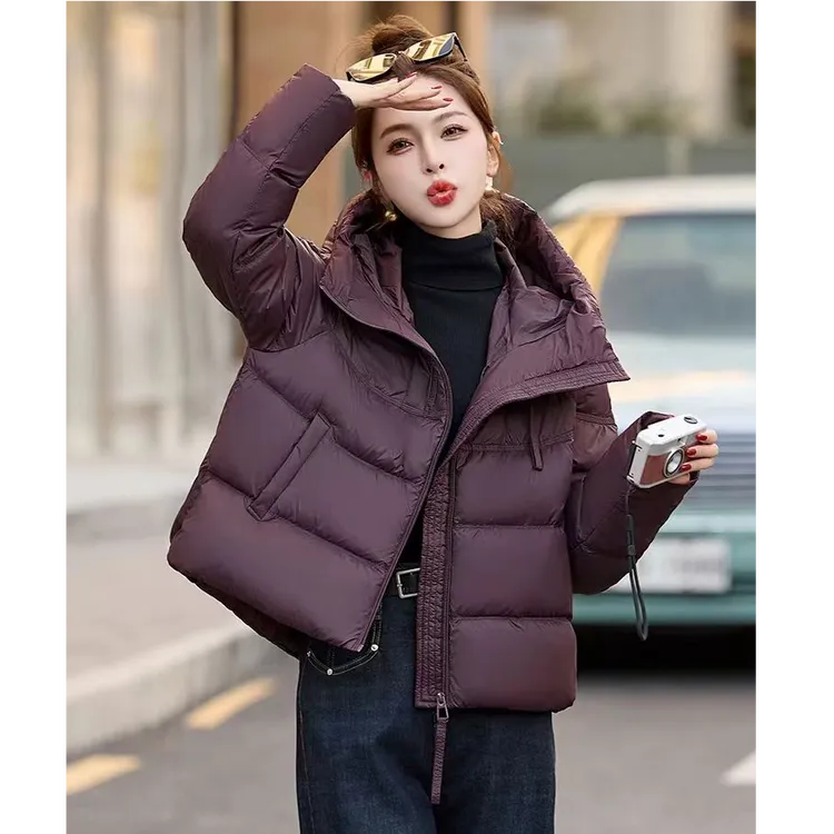 2025冬季新款高端连帽保暖短款羽绒服女小个子减龄漂亮洋气超好看