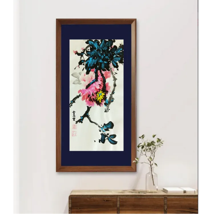 书房卧室提升文化品位挂画荣宝斋字画直播间山水画牡丹画