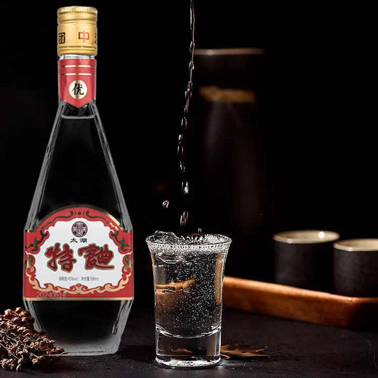 美美太湖【2瓶】太湖特曲浓香型纯粮白酒厂家直发口粮酒45度45度