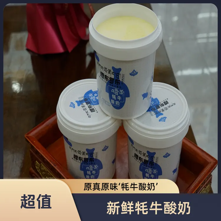 传统手工制作的牦牛酸奶（原汁原味）