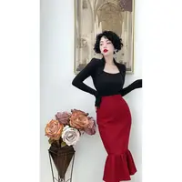 LYXJ高级定制蒙特卡圆舞曲鱼尾半身裙200467