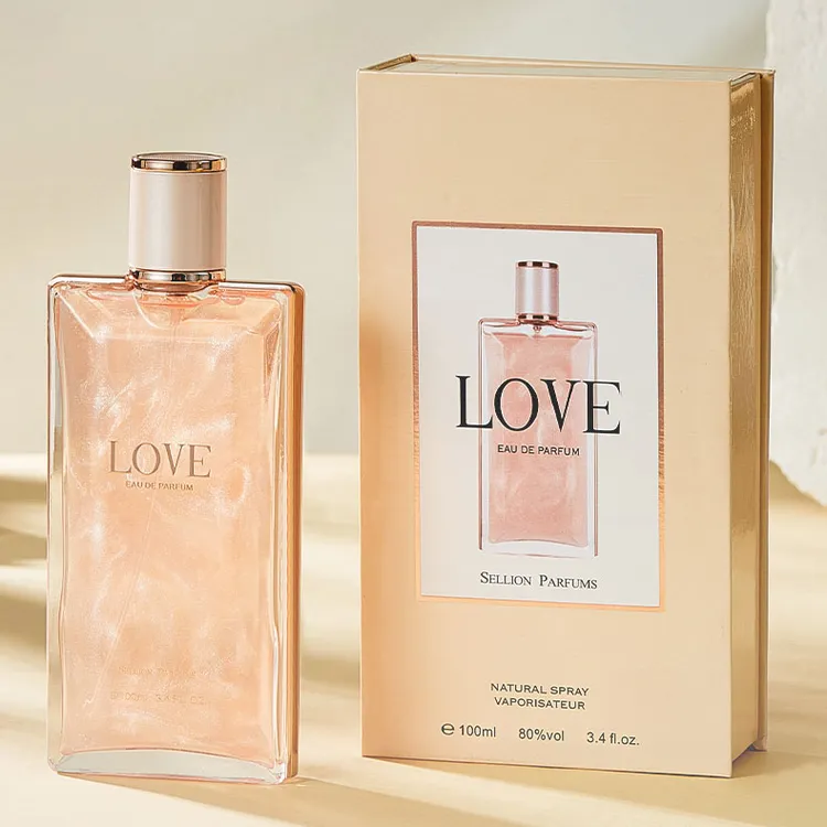 阿芮专属法国SELLION爱慕香水鎏金女士香水淡香礼盒装流沙香水100ml