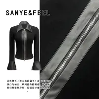 sanye&feel/妍三也【朋克时代】秋款辣妹风短款显瘦气质外套53311YX