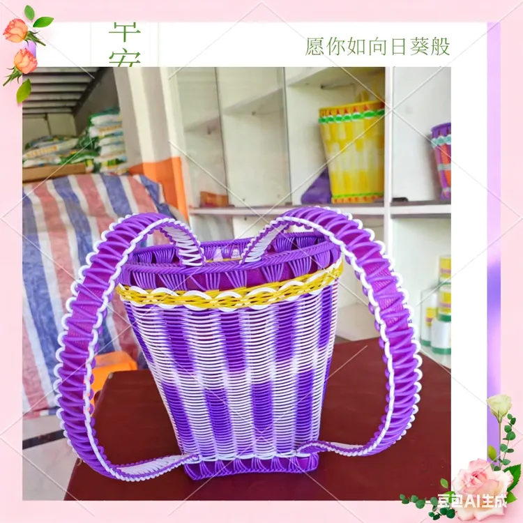 纯手工编织儿童背箩