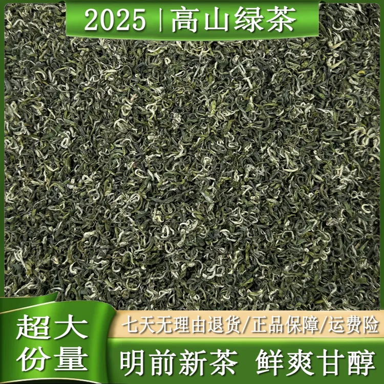 高山绿茶2025新茶早春采摘正宗贵州高山云雾绿茶叶茶叶2025新茶