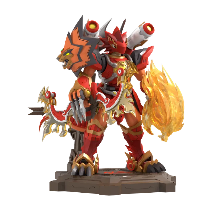 【沐沐专属】潮魔师《斗龙战士》达力古-终极斗龙王S 拼装模型