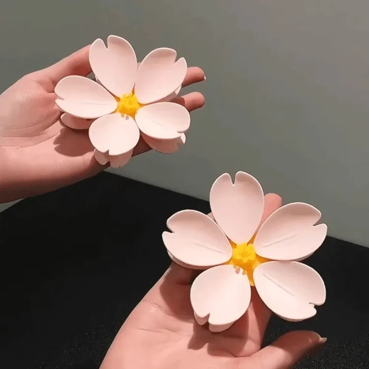 樱花封口夹磁吸冰箱贴高颜值创意食品防潮封口夹高颜值花朵冰箱贴